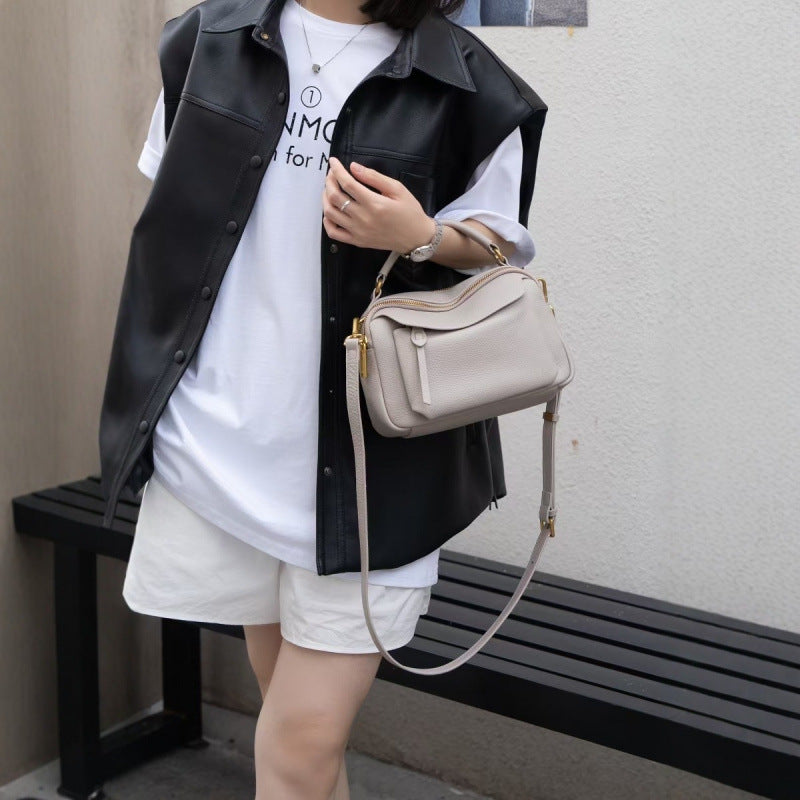 Temperament Leisure Multi-compartment All-match Shoulder Messenger Handbag