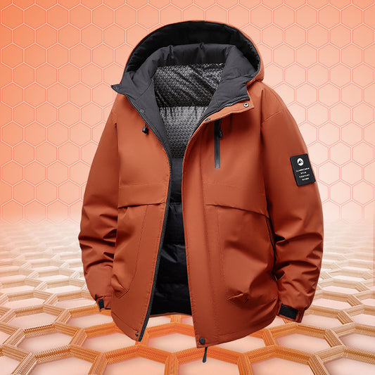 Men's Lined And Padded Workwear Cotton Jacket