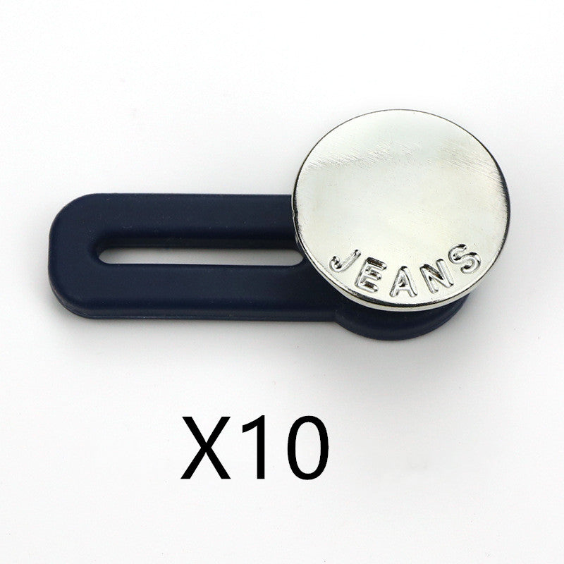 No Sew Jeans With Adjustable Expansion Waist Button