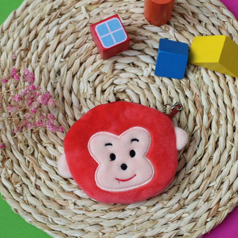 Cartoon Coin Wallet Creative Children Portable Circle
