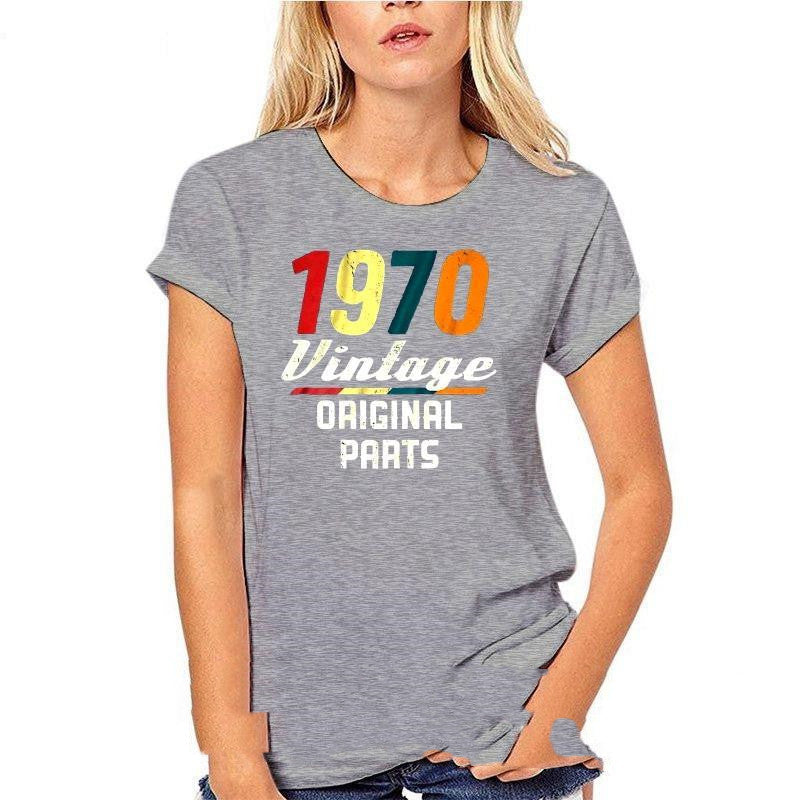 Ny Fashion Europæisk Og Amerikansk Print Rund Hals T-shirt