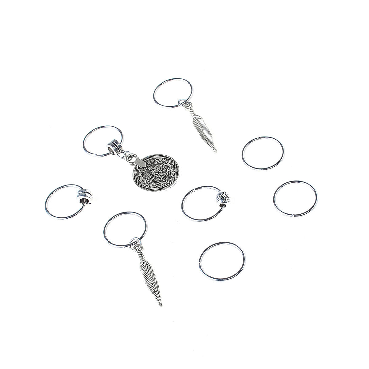 Leaf Coin DIY Pendant Hair Accessories Hairpin