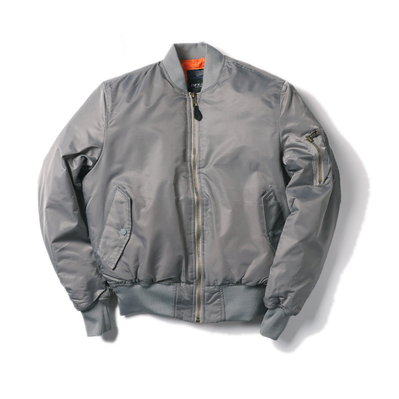 Autumn And Winter Thickened Pilot Jacket Air Force Men's Fashion Baseball Uniform