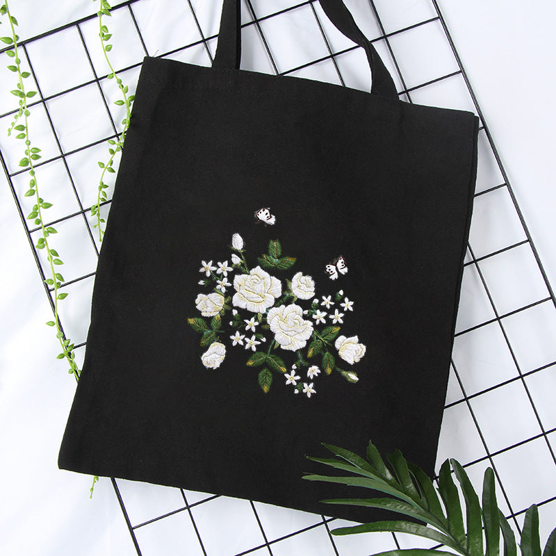 Hand-embroidered Self-embroidered Material Bag