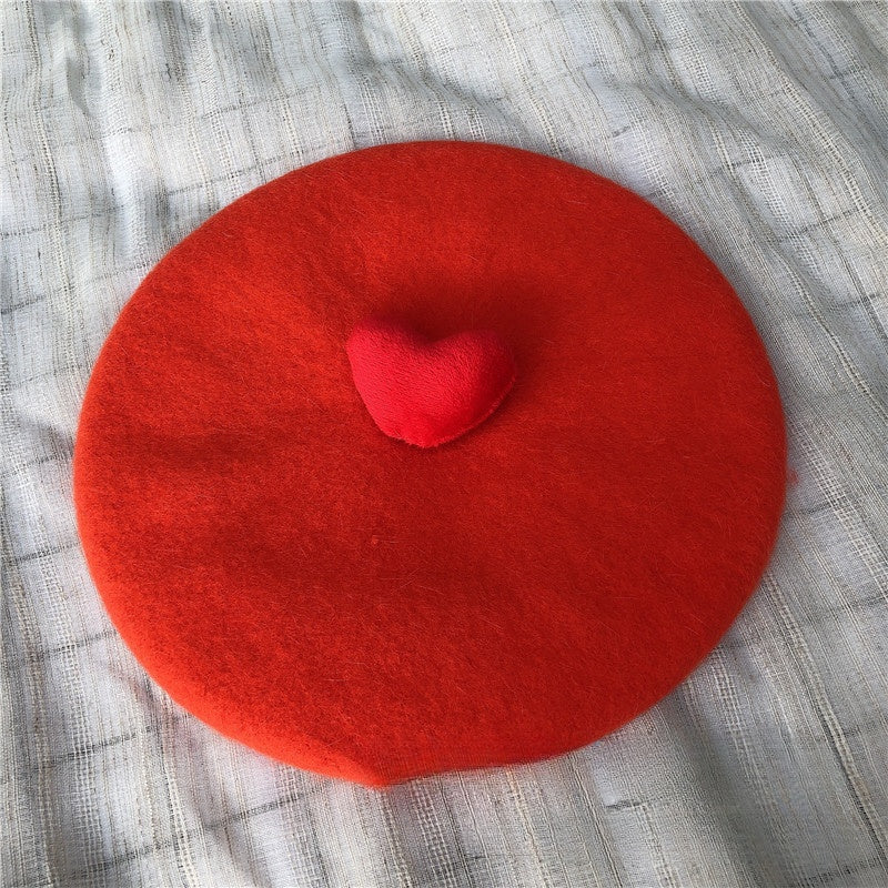Wool Painter Japanese INS Same Love Parent-child Beret