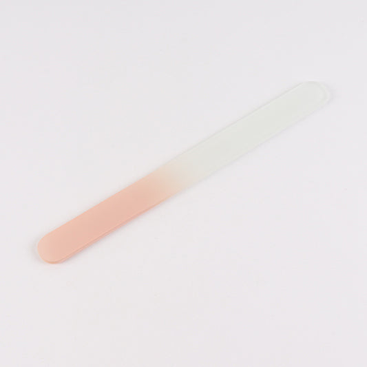 Polished Manicure Implement Gradient Glass Nail File Single