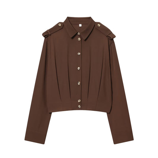 Women's Fashionable All-match Shoulder Strap Shirt