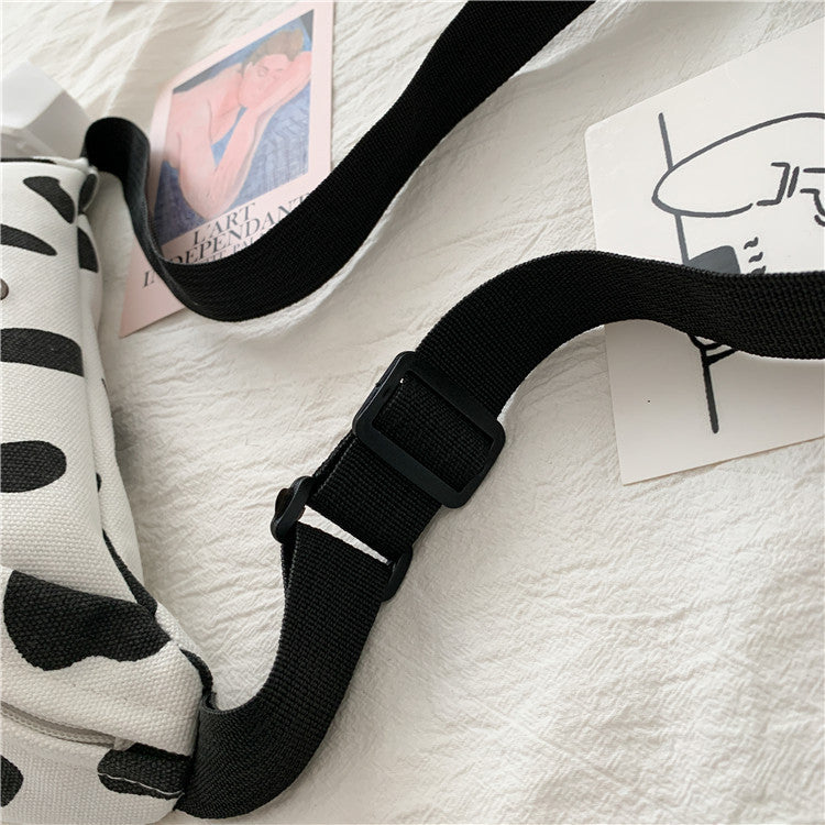 Crossbody Bag Student Japanese Canvas