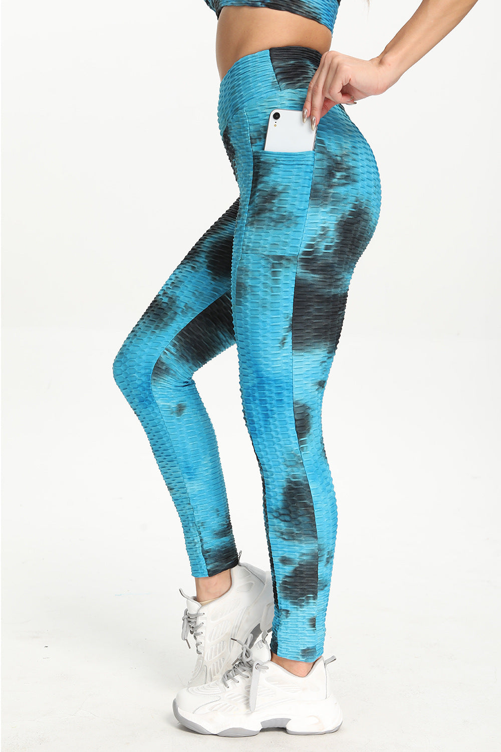 Cross-border European And American Foreign Trade New Style Yoga Pants Jacquard Pants
