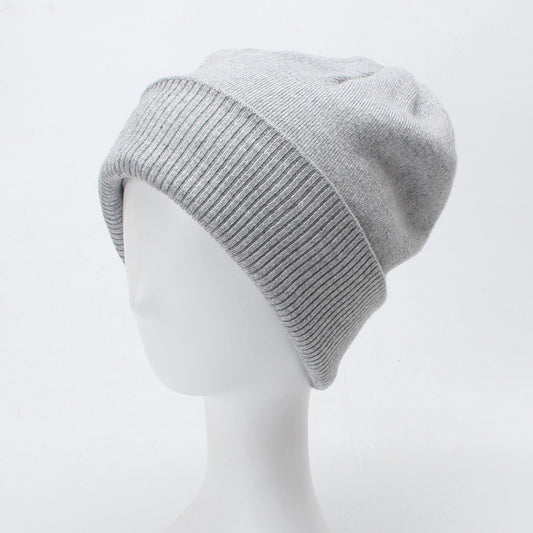Double Layer Thickened Wool Knitted Hat Children