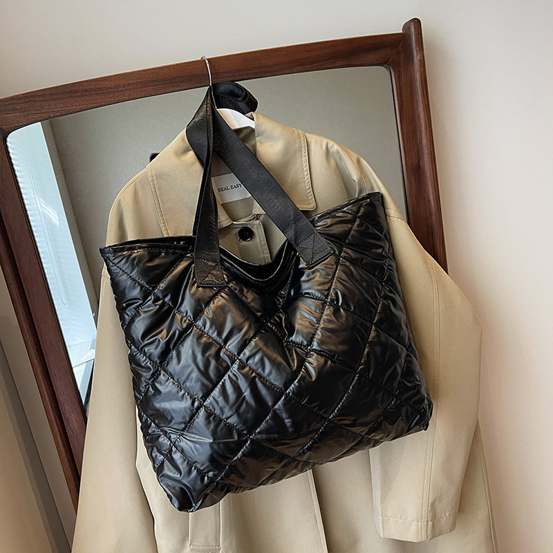 Large Capacity Rhombus One Shoulder Women Bag