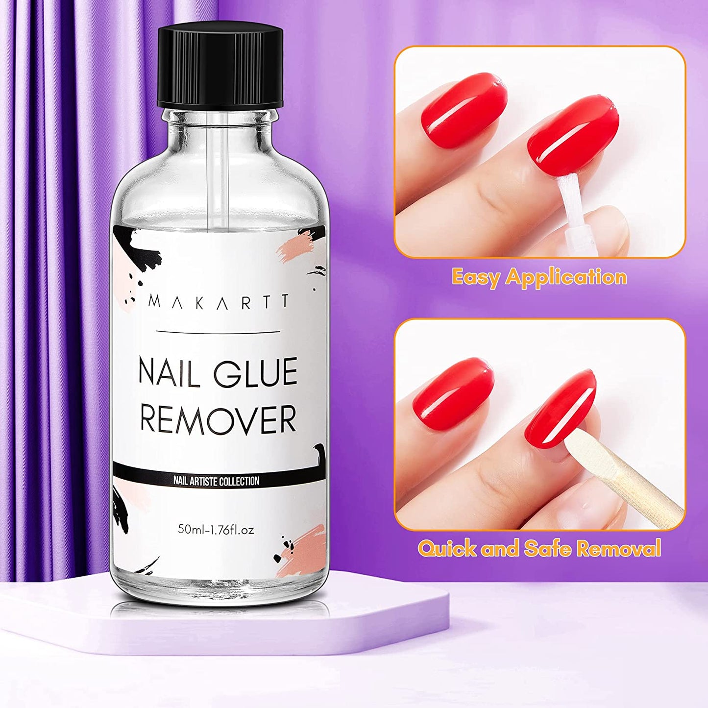Removedor De Cola Para Unhas Acr  Licas