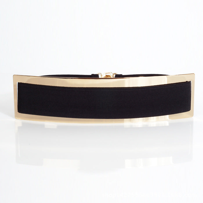 Europe And America Hot Selling Fashion Sequin Mirror Metal Belt