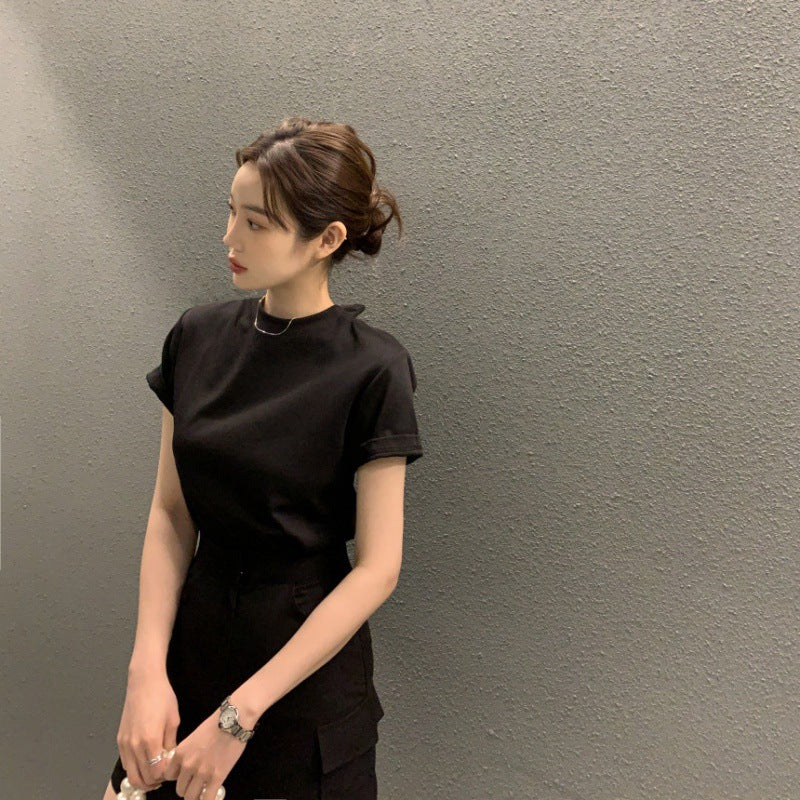 Fashion Scheming Bow Tie Hollow Out Backless Short Sleeved Women