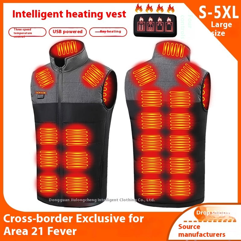 Farvematchende Fire-kontrolzone 21 Selvvarmende Vest V-hals
