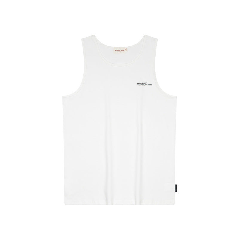 Letter Printing Fashion Slim Sports Fitness Vest