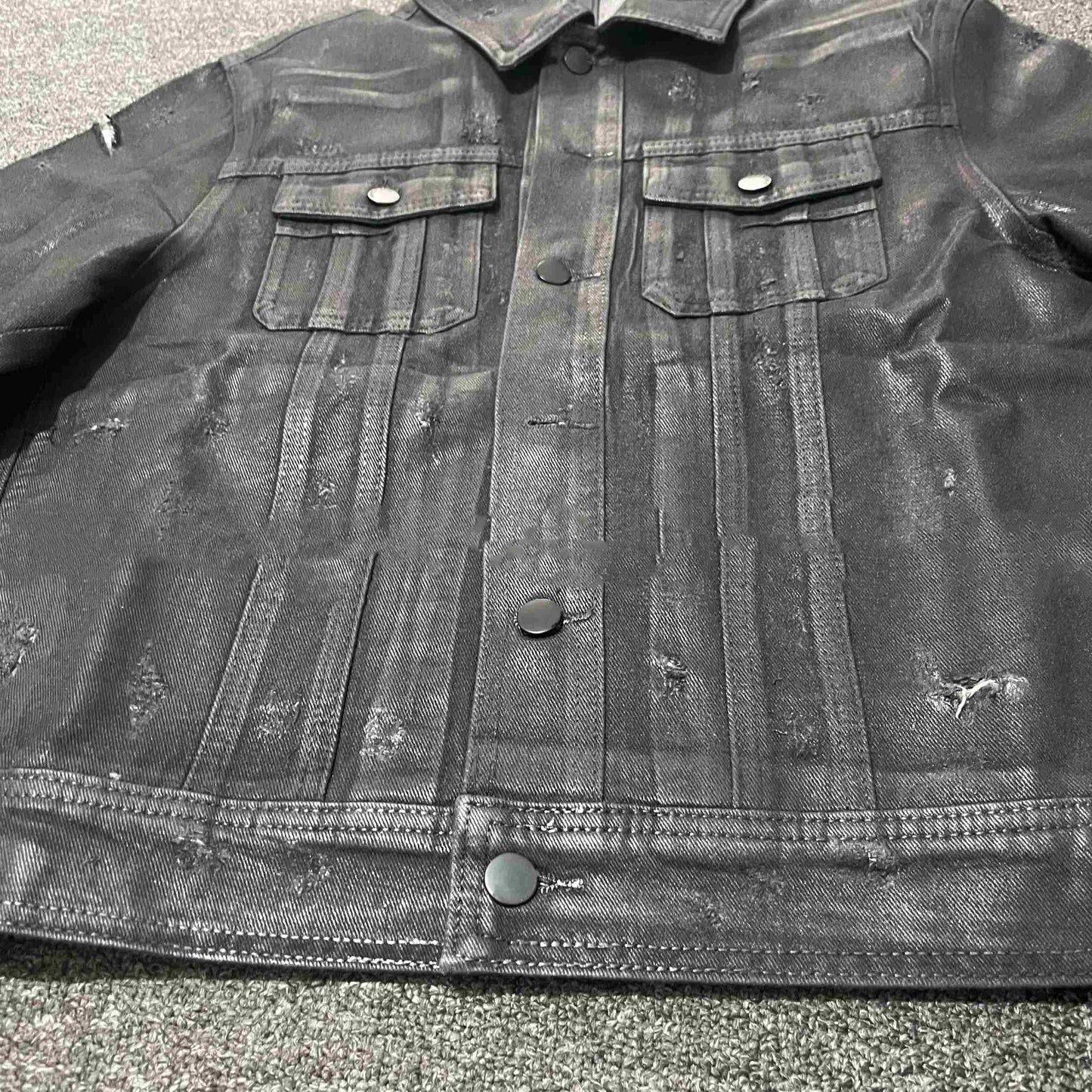 Denim Coat Archive Short Slim Jacket