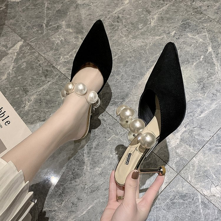 Pearl Stickers Fashionable All-match Shoes