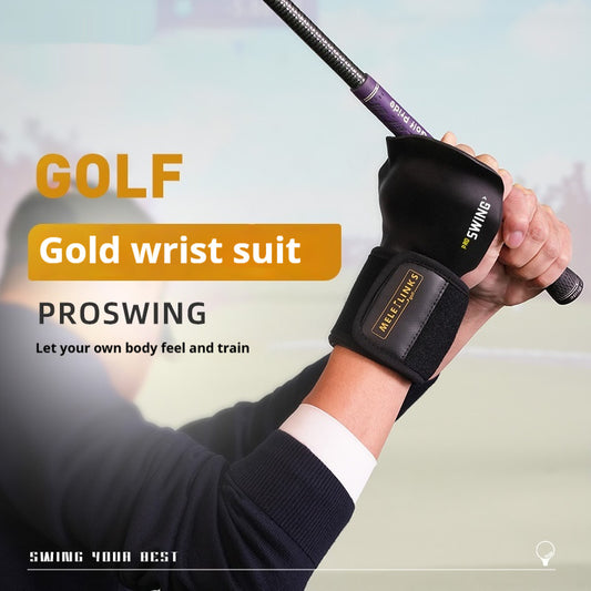 Golf Gold Suit Wrist Holder Swing Simulator Training Arm Bracket