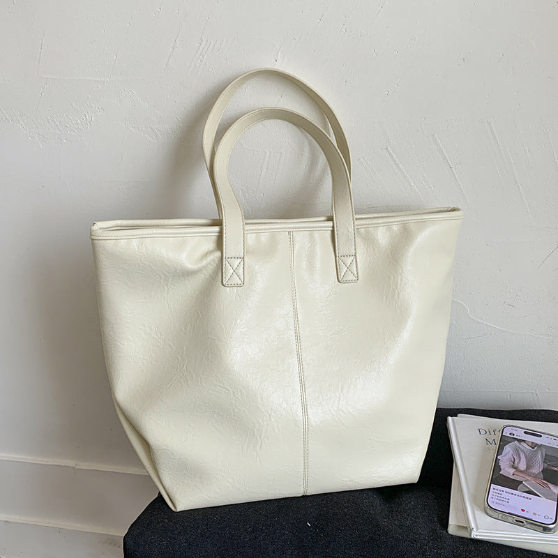 Fashionable Large-capacity Tote Bag Vintage And Casual
