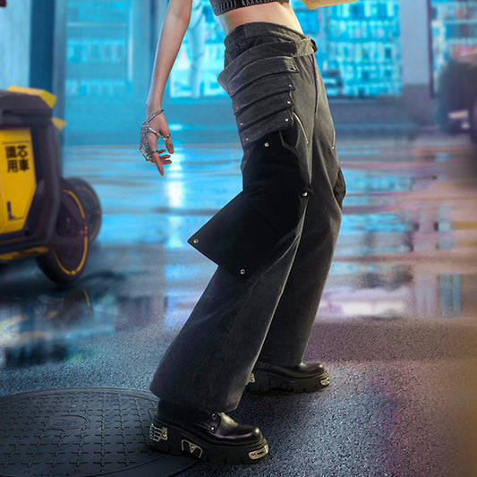 Chinese Windshield Corduroy Casual Loose Pants
