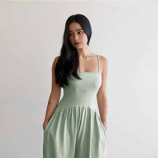 Fashion Personality Women's Fitness Sports One-piece Jumpsuit