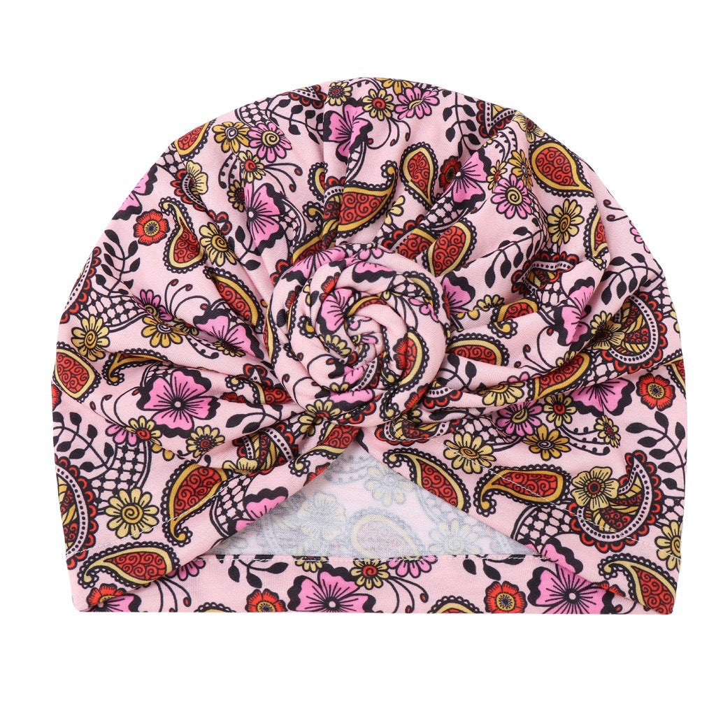 Snail Spiral Bandana Multicolor Small Hat