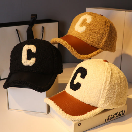 Lamb Hair Hat Female Autumn And Winter Korean Version Tide