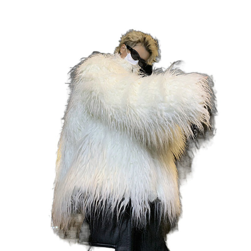 Men's Warm Environmental Protection Leather Cotton Coat Jacket