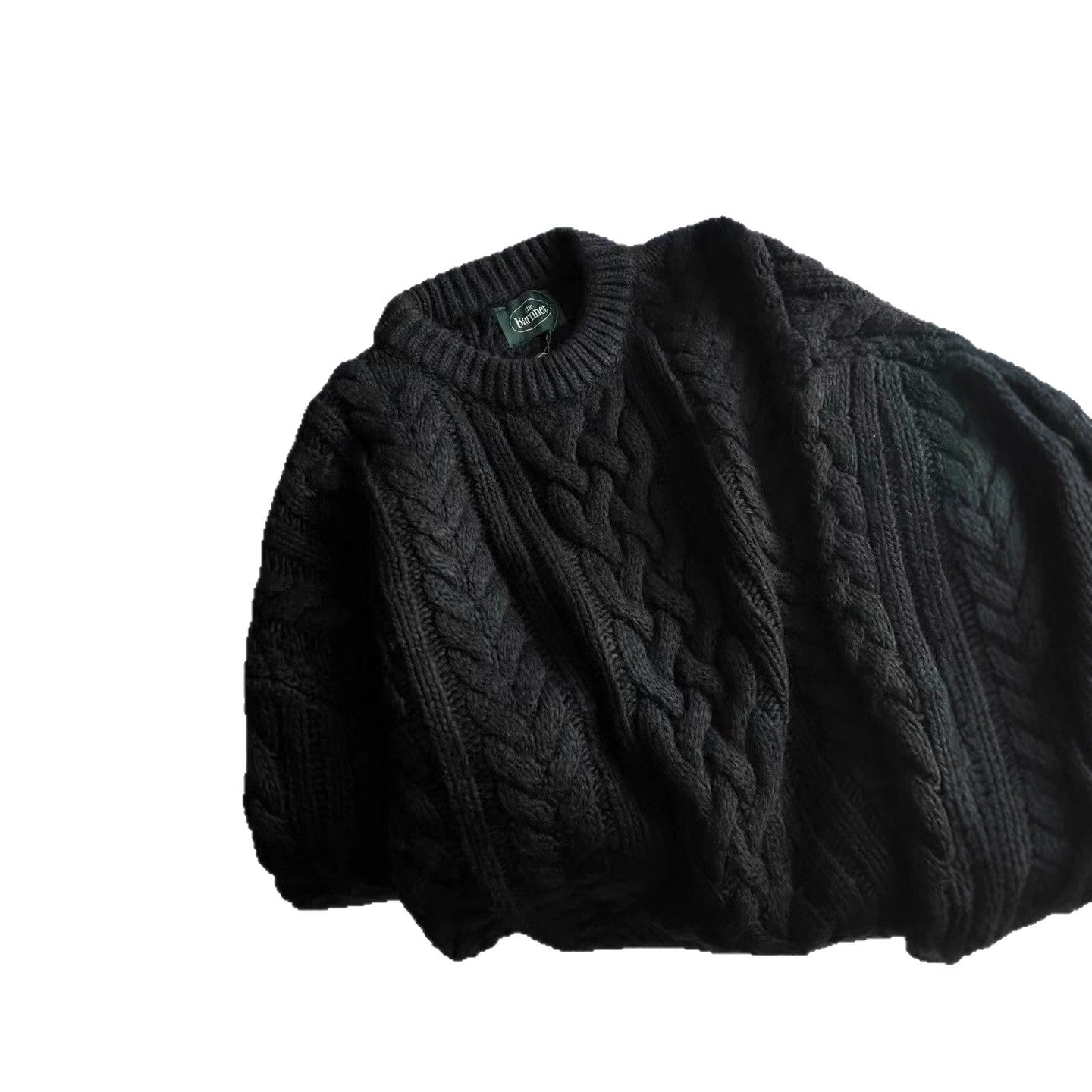 Thickened Loose Lazy Wear Slim Solid Color Knitted Sweater