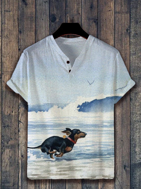 Fashion Printed Sports T-shirt Top