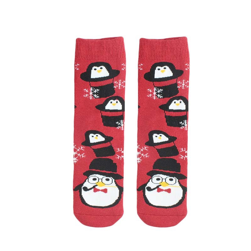 Cartoon Straight Terry Women's Socks Thickened And Warm
