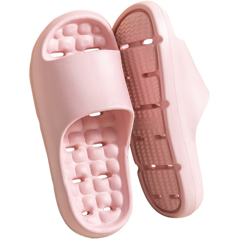 Women's Summer New Indoor Home Light Change Massage Bathroom Slippers