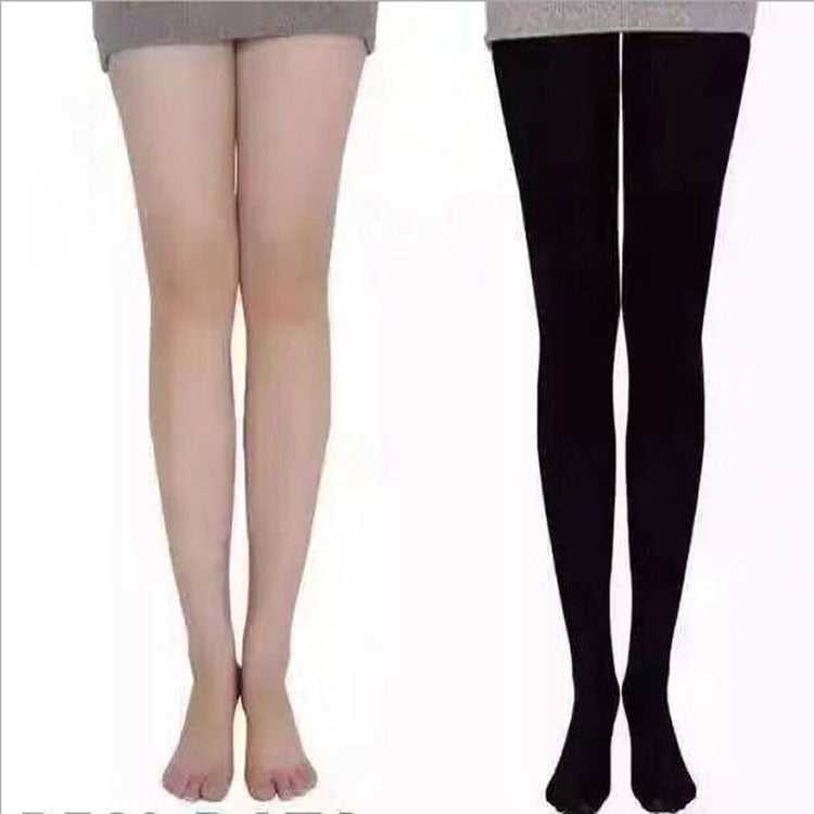 bdomen And Hips 200M Compression Black Bottoming Socks With Feet