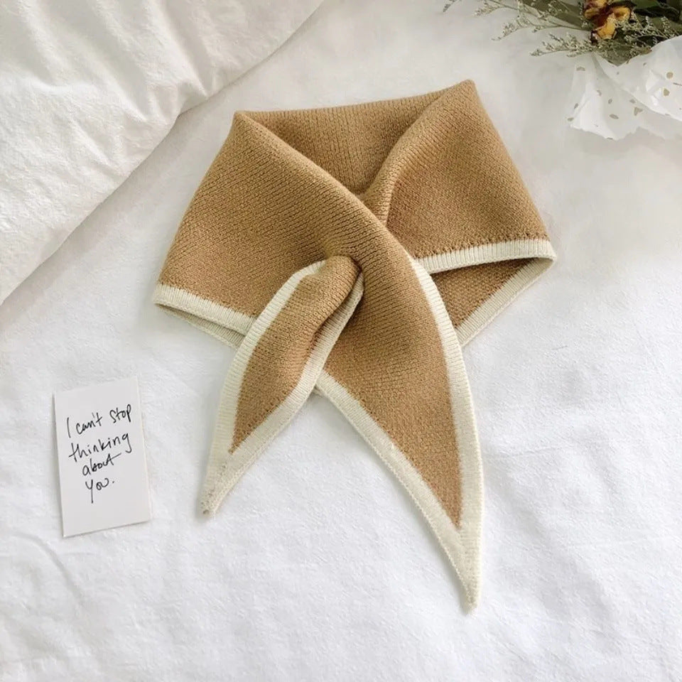 Cross Triangular Binder Warm Scarf