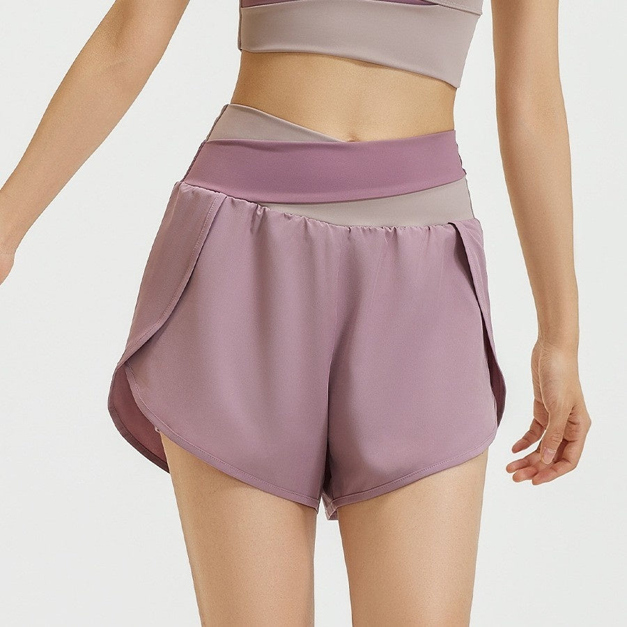Anti-exposure High-waist Three-quarter Pants Outdoor Yoga Pants