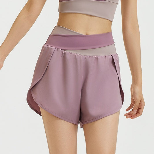 Anti-exposure High-waist Three-quarter Pants Outdoor Yoga Pants