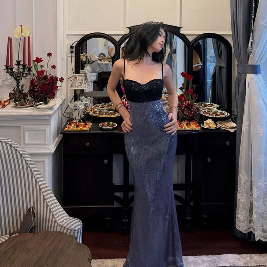 Light-luxury Long Slim-fit Slip Dress For Women