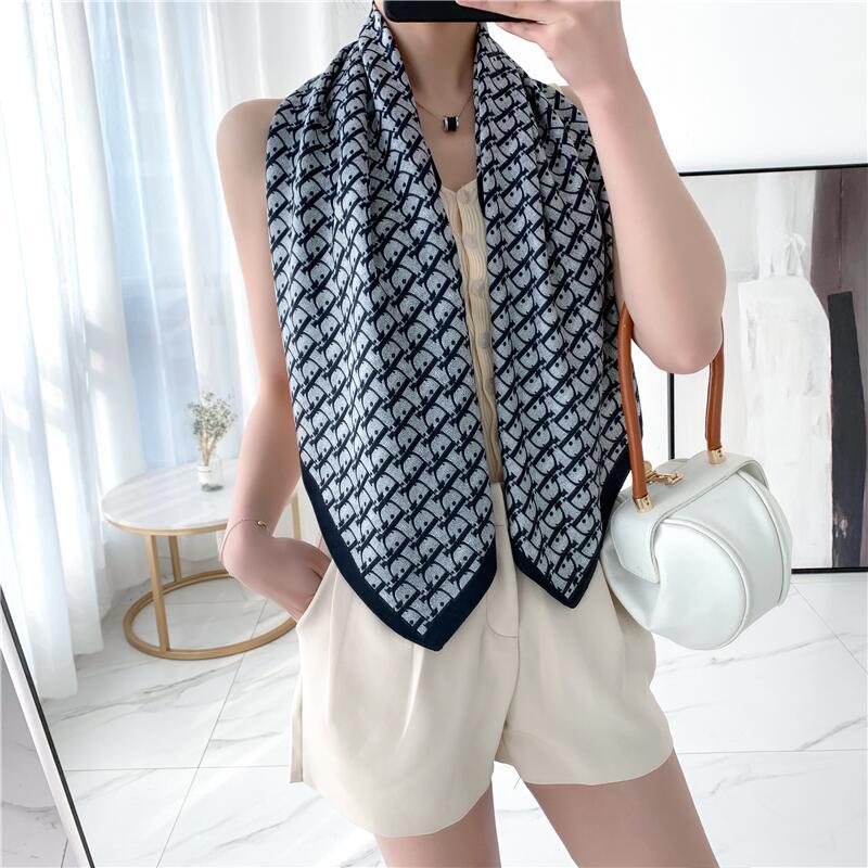 Fashion Home Color Leopard Twill Scarf
