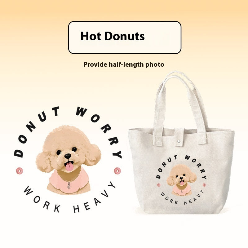 Pet Custom Canvas Bag Pure Cotton