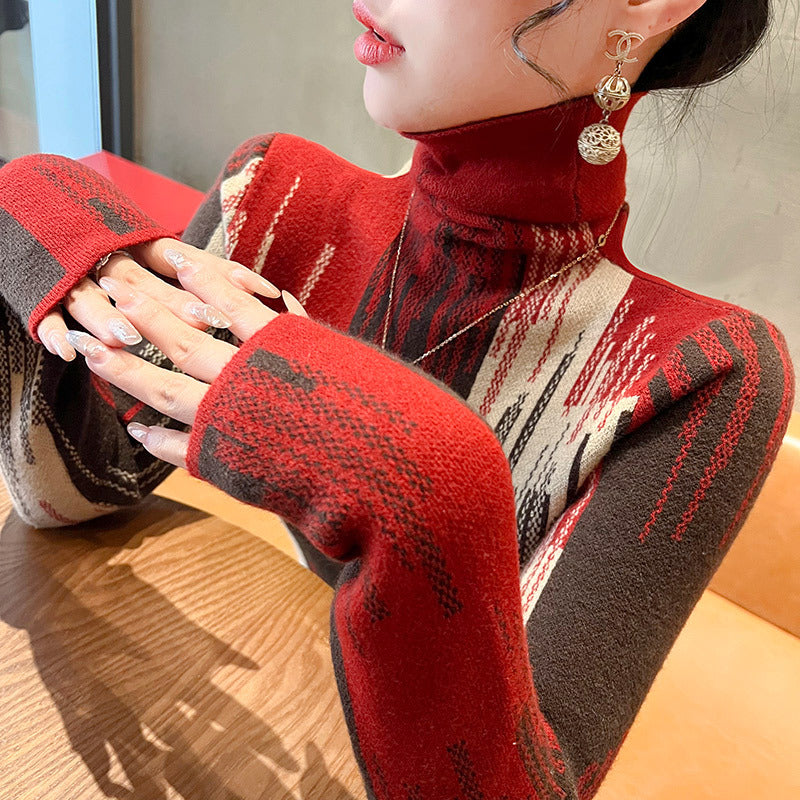 Chic Top Knitted Sweater Base Layer Innerwear