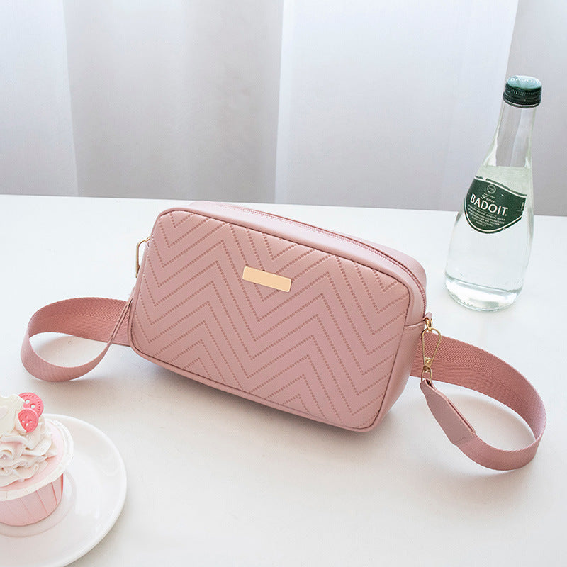 Women's Fashion Casual Wave Pattern Shoulder Bag