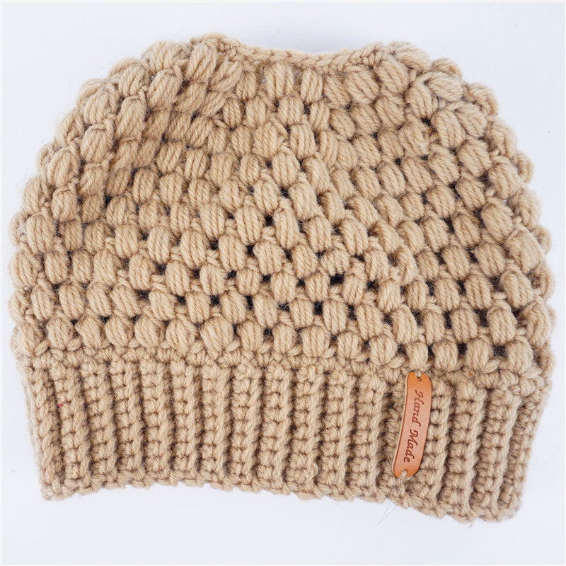 European And American New Knitted Hat Ladies Warm Ear Protection
