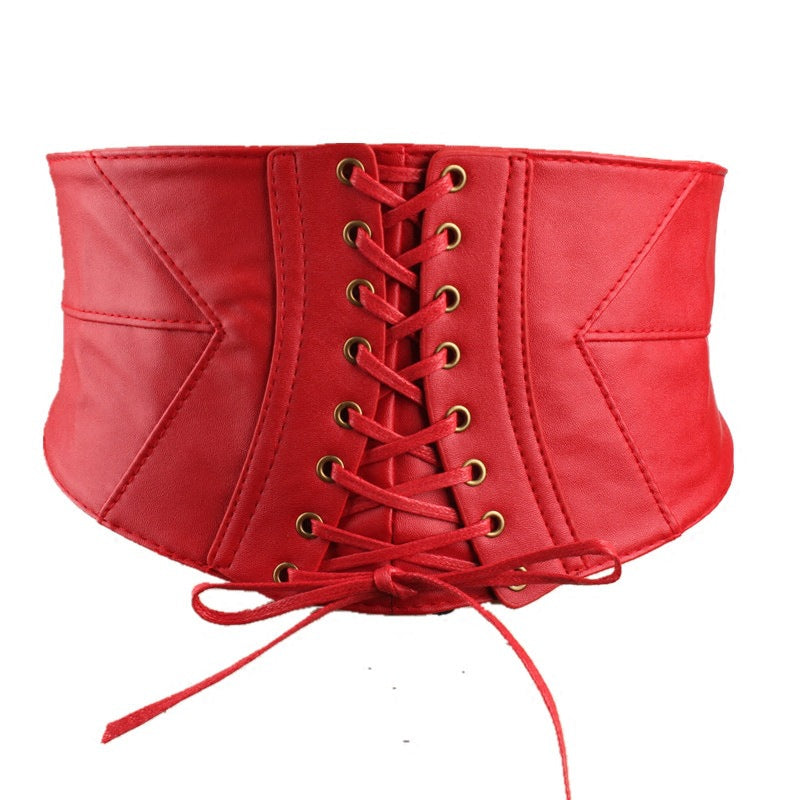 Women's Wide Belt Tassel Lace-up Waist Trimming Lace Up Lace Decoration