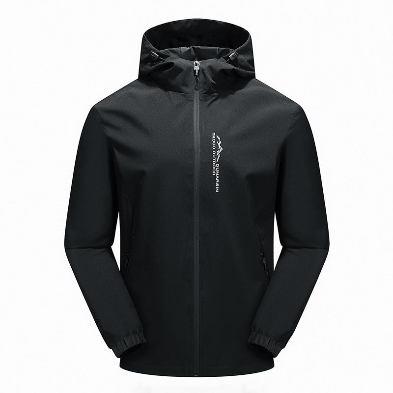 Outdoor Jacket Men's Casual Hooded Windproof Jacket