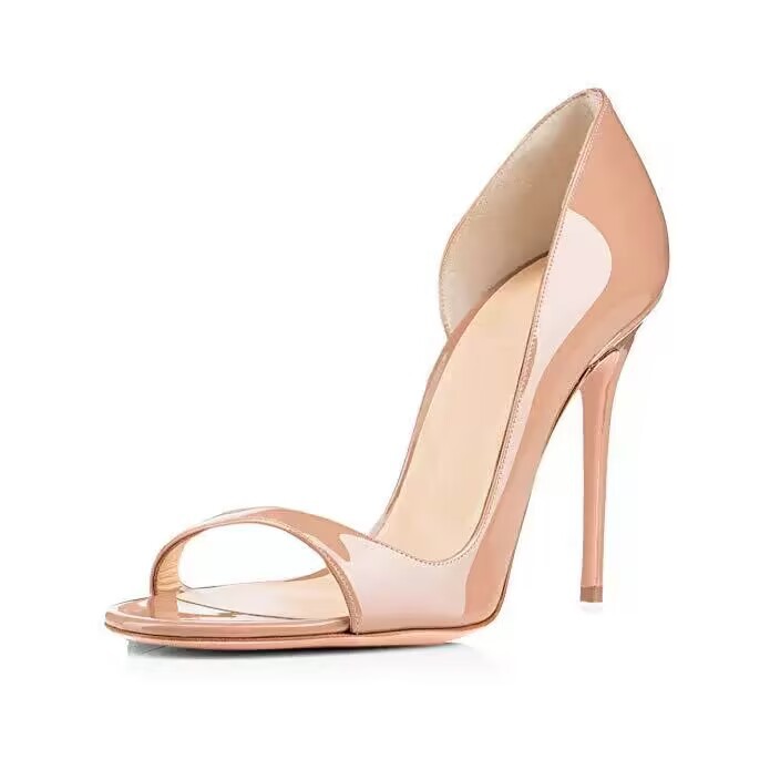 Elegante stiletter til kvinder med peep-toe