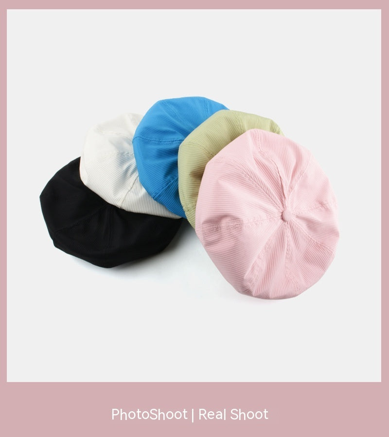 Japanese Sweet And Cute Solid Beret Children