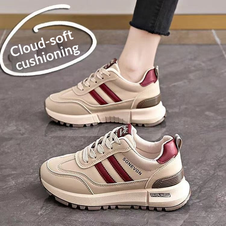 Womens Versatile Lightweight Soft-soled Non-slip Shock-absorbing Athletic Shoes