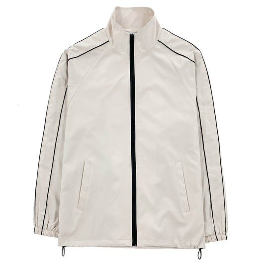 Men's Handsome Plus Size Loose Trend Sports Jacket Couples Stand-up Collar Jacket Men