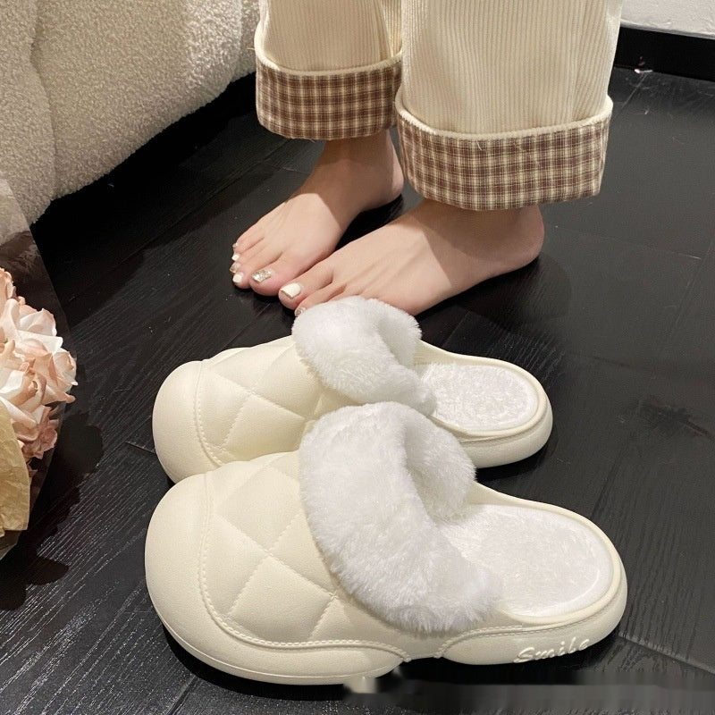 Removable And Washable Cotton Slippers Women's Home